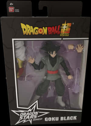 Dragon Ball Super Goku Black Action Figure Packaging PNG image with transparent background