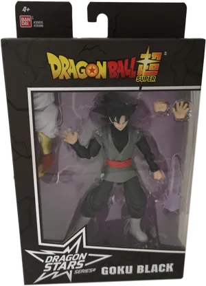 Dragon Ball Super Goku Black Action Figure Packaging PNG Image