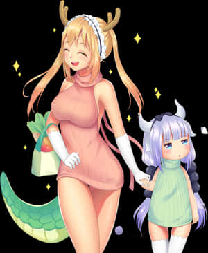 Miss Kobayashi's Dragon Maid Kanna Naked, HD Png Download PNG image with transparent background