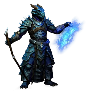 Dragonborn Wizard Png Sve26 PNG Image