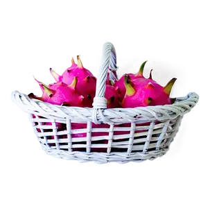 Dragonfruit In Shopping Basket Png Ger2 PNG Image