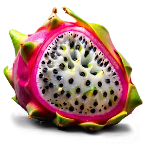 Dragonfruit Piece Isolated Png 06122024 PNG Image