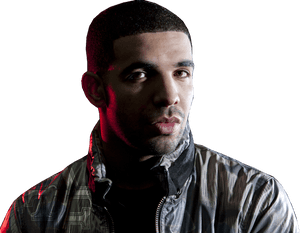 Drake Intense Gaze PNG with transparent background