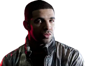 Drake Intense Gaze PNG Image