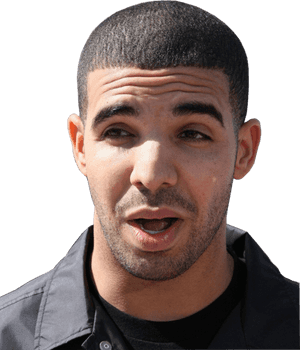 Drake Speaking Candid Moment PNG with transparent background