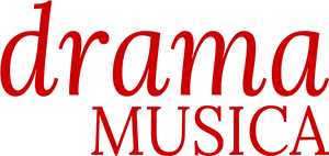 Drama Musica Logo Red PNG Image