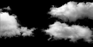 Dramatic Clouds Black Sky PNG image with transparent background