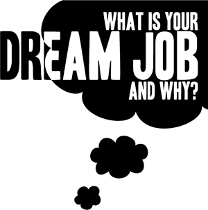 Dream Job Inquiry Graphic PNG image with transparent background