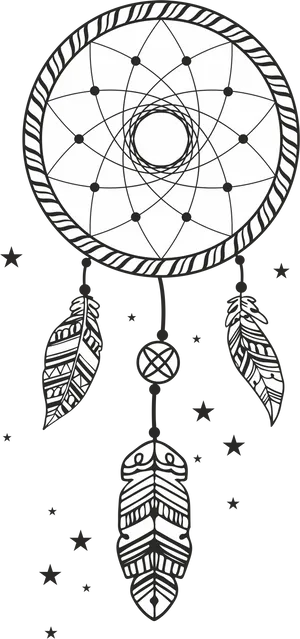 Dreamcatcher Graphic Art PNG Image