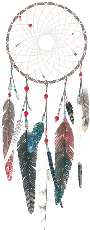 Dreamcatcher Traditional Craft PNG image with transparent background
