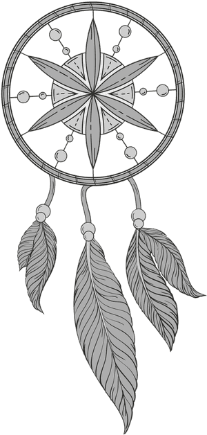 Dreamcatcher Vector Art PNG image with transparent background