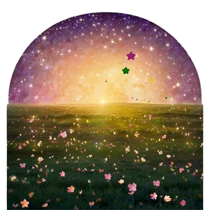 Dreamy Stardust Field Png Vce67 PNG Image