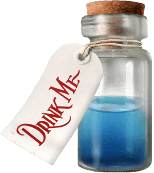Drink Me Alice And Wonderland Png, Transparent Png PNG with transparent background