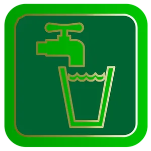 Drinking Water Sign Icon PNG Image