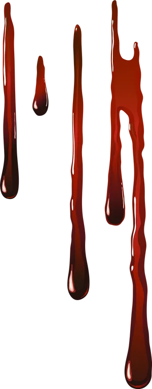 Dripping Blood Effect PNG Image