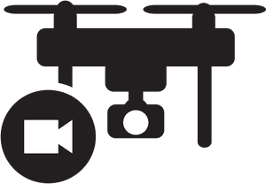 Drone Icon Design Free Recording Record Video Adelaide - Drone Video Icon Png, Transparent Png PNG image with transparent background