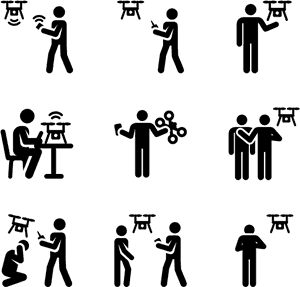 Drones - Controle Drone Icon Png, Transparent Png PNG image with transparent background