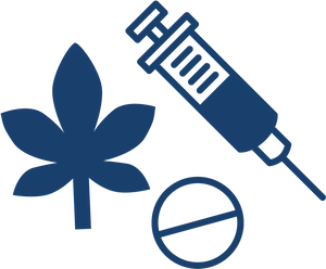 Drug Symbols Graphic PNG Image