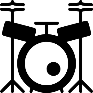 Drum Set - Drum Set Icon Png, Transparent Png PNG