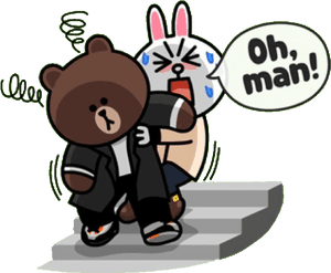 Cony And Brown Drunk, HD Png Download PNG image with transparent background