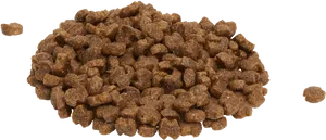 Dry Dog Food Pile PNG Image