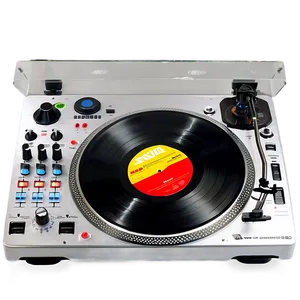 Dual Dj Turntable Png 06292024 PNG Image