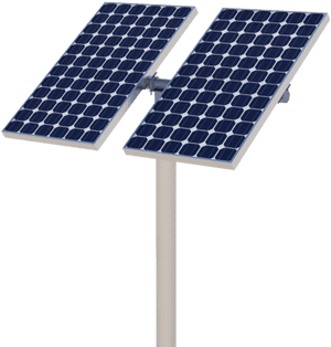 Solar Panel,solar Power,solar Light - Solar Panel On A Pole, HD Png Download PNG