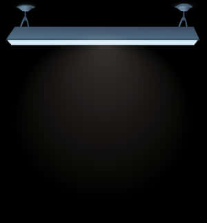 Dual Spotlightson Dark Background PNG image with transparent background