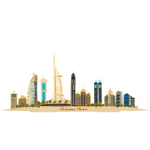 Dubai Skyline Png Lkw16 PNG Image