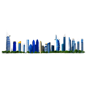 Dubai Skyline PNG oyi66 PNG image with transparent background