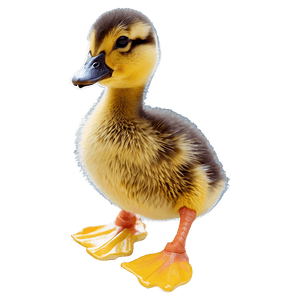 Duckling Illustration PNG nki PNG