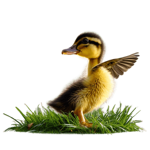 Duckling In Grass PNG kac11 PNG