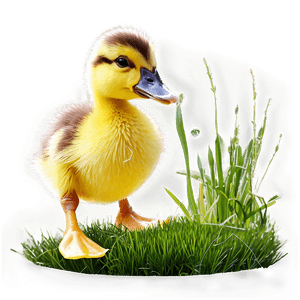 Duckling In Grass PNG sve PNG