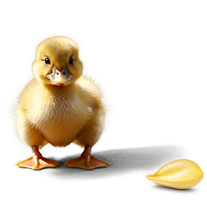 Duckling Line Art PNG epb69 PNG