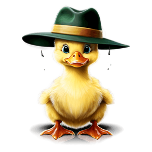Duckling With Hat PNG lbo PNG