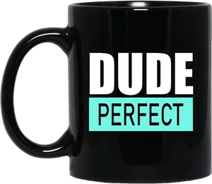 Dude Perfect Branded Mug PNG Image