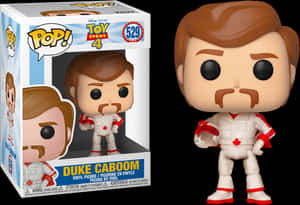 Duke Caboom Toy Story4 Funko Pop PNG image with transparent background