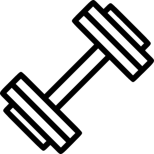 Dumbbell Barbell Fitness Sport Gym - Fitness Icon Png Free, Transparent Png PNG image with transparent background