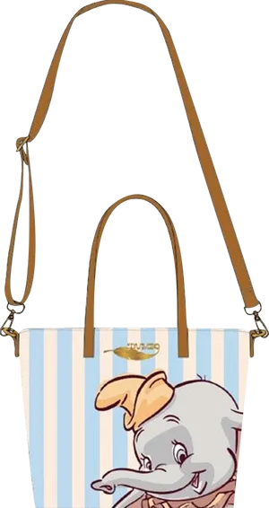 Dumbo Disney Character Tote Bag PNG Image