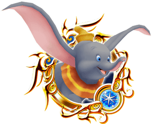 Dumbo - Kingdom Hearts Riku Medal, HD Png Download PNG image with transparent background