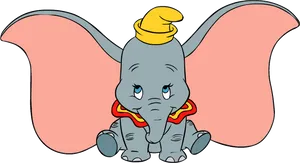 Dumbothe Flying Elephant PNG Image