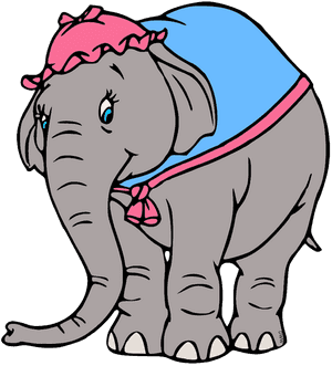 Transparent Dumbo Clipart - Dumbo Mom Coloring Page, HD Png Download PNG image with transparent background