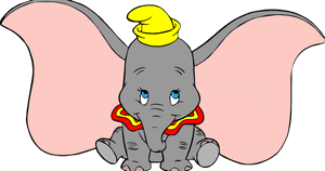 Transparent Mary Poppins Umbrella Clipart - Dumbo Clipart, HD Png Download PNG image with transparent background