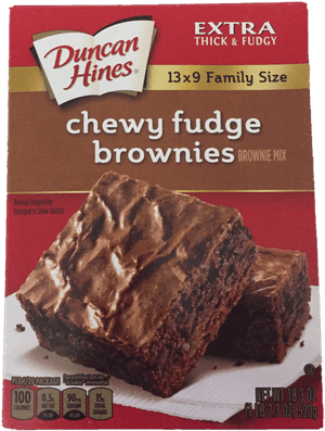 Duncan Hines Brownies Fudge, HD Png Download PNG image with transparent background