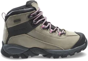 Durable Hiking Boot Product Image PNG Image