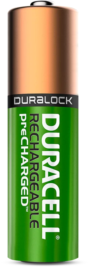 Duracell Rechargeable Battery PNG Image