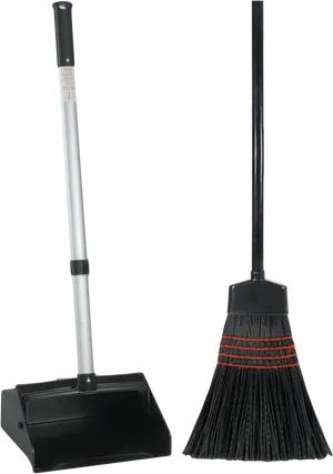 Dustpanand Broom Set PNG Image