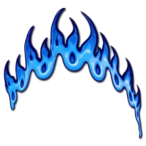 Dynamic Blue Flames Png Sfw85 PNG Image