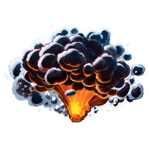 Dynamic Cartoon Explosion PNG 72 PNG