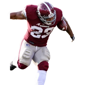 Dynamic Football Player Action Pose PNG Image